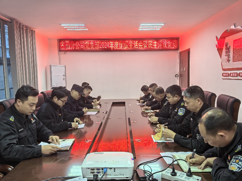 古蔺分公司党支部召开2024年度组织生活会暨民主评议党员会议(图1) 照片1.jpg