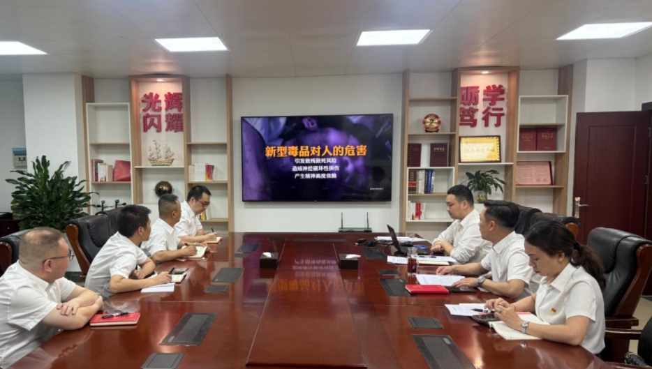 科技安防党支部组织开展“6.26国际禁毒日”主题党日活动(图2) 照片2.jpg