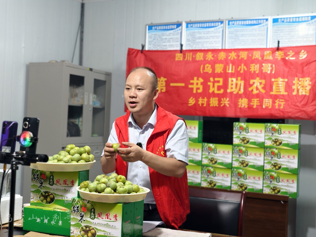 驻村书记陈利:乌蒙山下,用脚步丈量乡村振兴路(图8) 直播中3.jpg